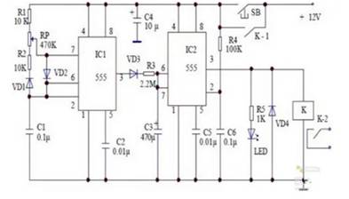 精確長延時電路圖的設(shè)計