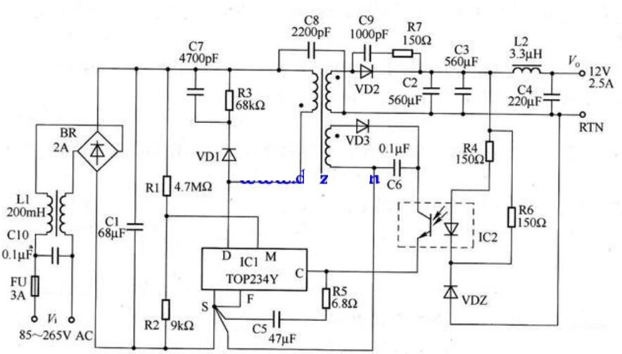 開關(guān)電源的工作原理_開關(guān)電源中高頻變壓器的作用
