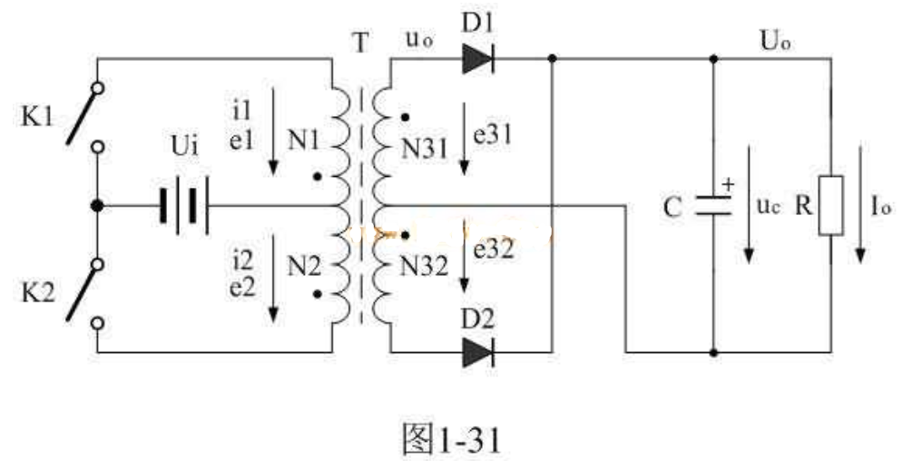 推挽式開關電源工作原理及電路圖