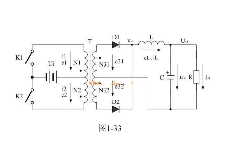 推挽式開關電源工作原理及電路圖
