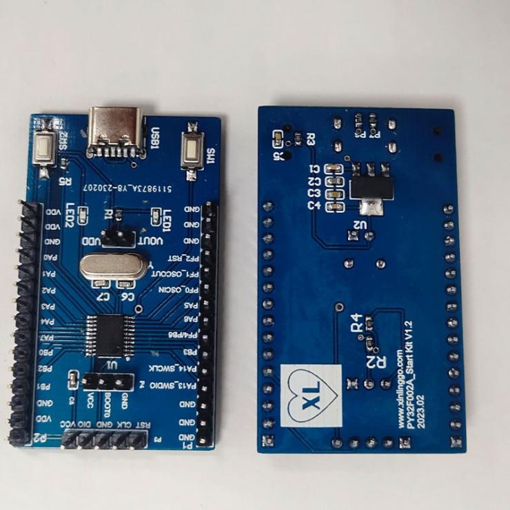 PY32F002A開(kāi)發(fā)板，32位 M0內(nèi)核，最高20KB的flash，3KB的SRAM