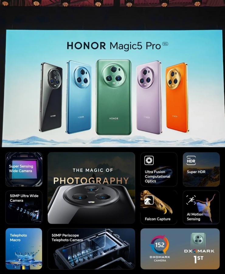 采用第二代驍龍 8，榮耀 Magic5/Pro 系列發(fā)布