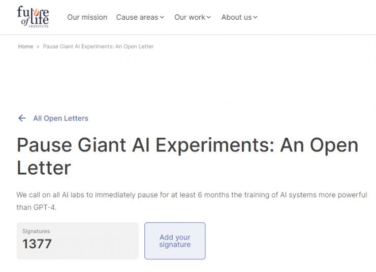 千名大佬緊急呼吁停止?AI?訓(xùn)練！OpenAI：GTP-4?已出現(xiàn)無法解釋的推理~