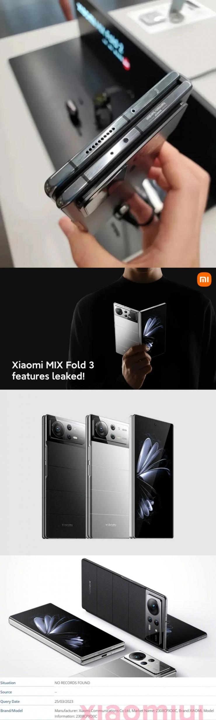 搭載二代高通驍龍 8，小米 MIX Fold 3 折疊屏手機(jī)曝光