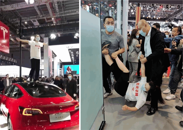 特斯拉索賠 500 萬今日開庭，車頂維權女車主當庭反訴！