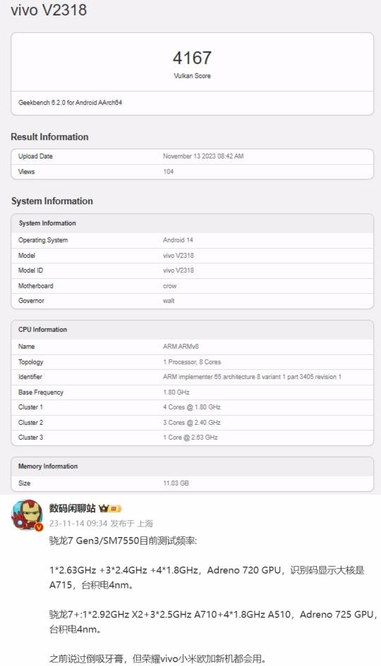 臺積電 4nm，高通驍龍 7 Gen 3 測試版曝光