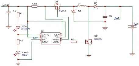 納祥科技4A異步雙節(jié)可調(diào)充電IC NX7013，外圍簡(jiǎn)潔，可PIN TO PIN如韻CN3302