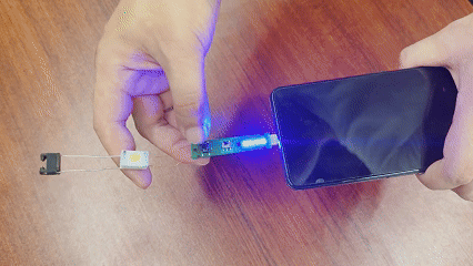 納祥科技客戶案例：可接手機(jī)也可充電的電弧打火機(jī)方案