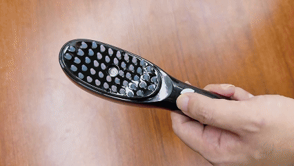 納祥科技客戶版電動(dòng)按摩梳方案，具650nm紅光與470nm藍(lán)光