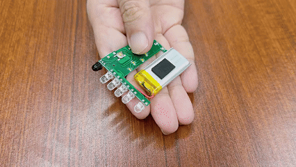 納祥科技感應(yīng)帽夾燈方案，以低功耗單片機(jī)為中樞，可手勢(shì)識(shí)別