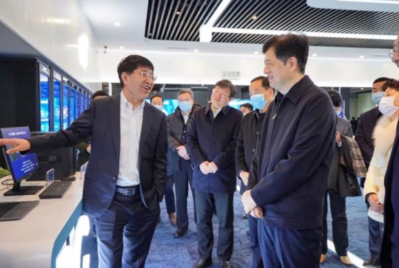 宿州市委書記楊軍、市長(zhǎng)王啟榮一行到訪新華三集團(tuán)參觀調(diào)研