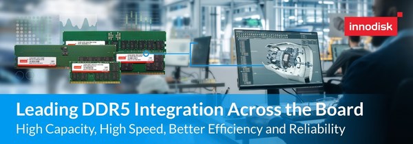 宜鼎國(guó)際DDR5 UDIMM模塊導(dǎo)入客戶的工作站產(chǎn)品中