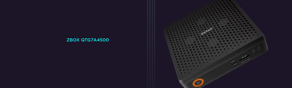 最薄的專業(yè)工作站ZBOX QTG7A4500。