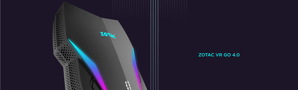 行業(yè)領(lǐng)先的新型可穿戴電腦ZOTAC VR GO 4.0。