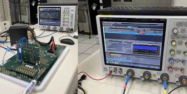 圖1：治具連接設(shè)定及測(cè)試