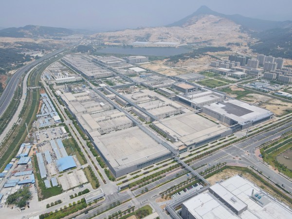 泉州三安集成鳥瞰。