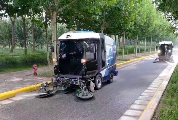 autowise.ai自動(dòng)駕駛清掃車在合肥