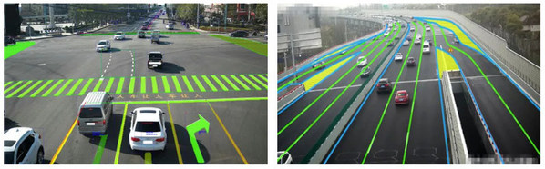 交通場(chǎng)景實(shí)例分割解析效果