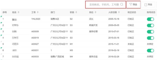 HR可按字段在數(shù)據庫中搜索員工信息 HR可按字段在數(shù)據庫中搜索員工信息