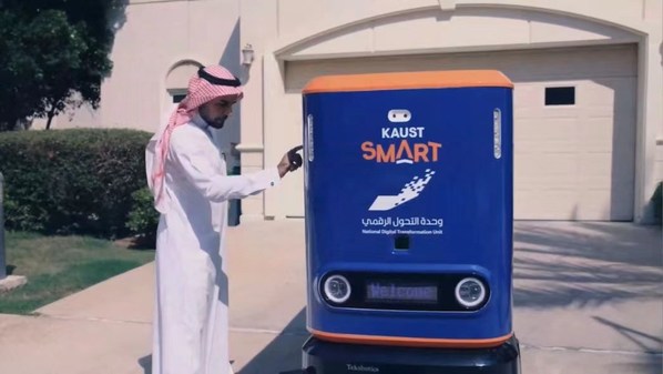 無(wú)人駕駛遞送車現(xiàn)身沙特，馭勢(shì)科技與Teksbotics強(qiáng)強(qiáng)聯(lián)合打造