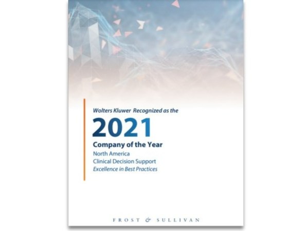 UpToDate被全球權(quán)威咨詢公司Frost & Sullivan評選為“床旁決策的關(guān)鍵賦能者”