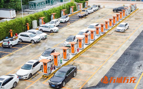 萬城萬充自營充電站