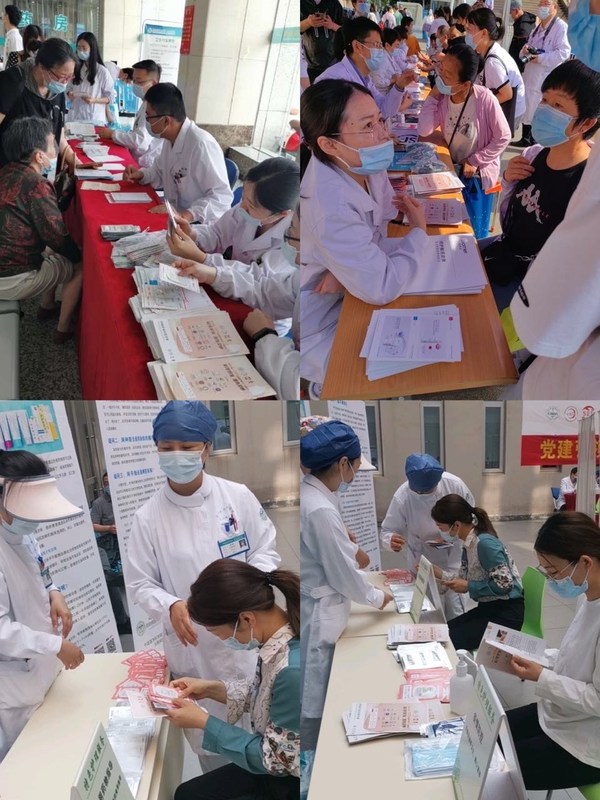 安徽醫(yī)科大學(xué)第一附屬醫(yī)院、山西醫(yī)科大學(xué)第一醫(yī)院、中國(guó)醫(yī)學(xué)科學(xué)院皮膚病醫(yī)院義診現(xiàn)場(chǎng)