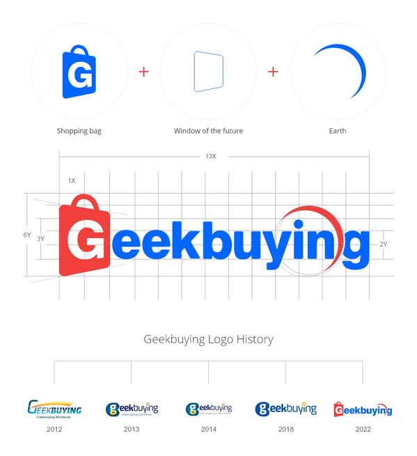 Geekbuying公布全新logo. Geekbuying公布全新logo.