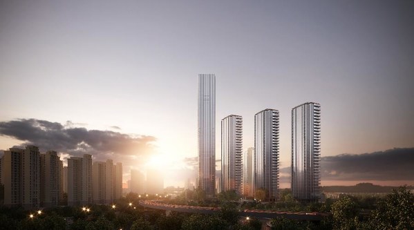 西安華爾道夫酒店外觀效果圖