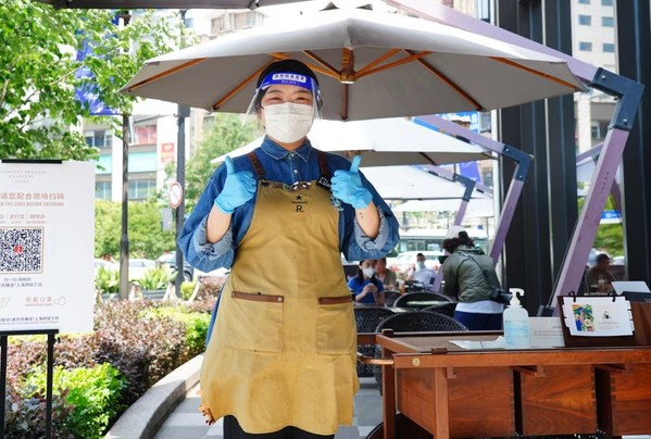 門店為防疫做好充足準(zhǔn)備