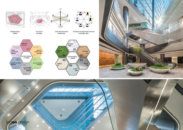 六邊形設(shè)計元素，建筑肌理與文化傳承。