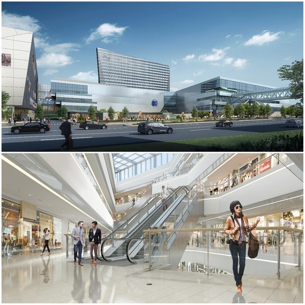 SM廈門三期外立面效果圖及室內(nèi)空間示意（設(shè)計展示，不代表最終落地效果）