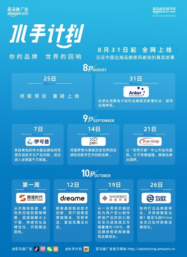 《水手計劃》第二季追更日歷 《水手計劃》第二季追更日歷