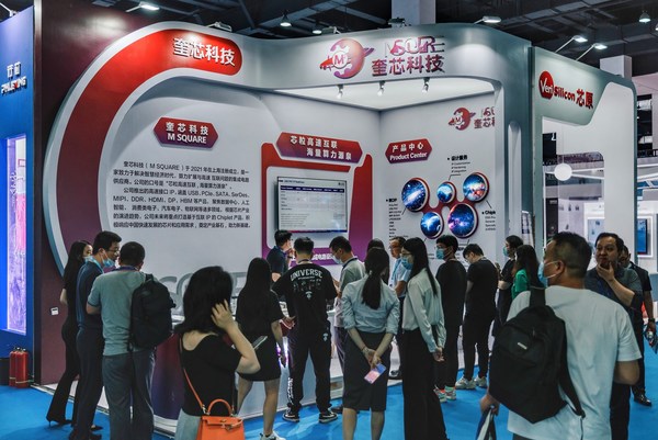 圖：奎芯科技ICDIA 2022展位活動舉辦如火如荼