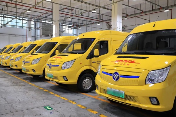 DHL快遞中國區(qū)某服務(wù)中心新購電動貨車