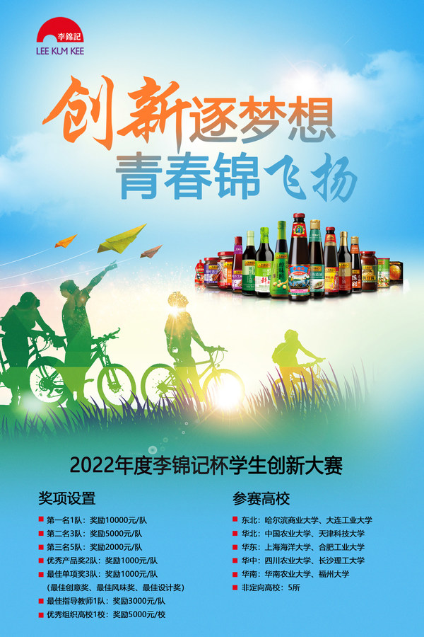 2022年度李錦記杯學生創(chuàng)新大賽海報 2022年度李錦記杯學生創(chuàng)新大賽海報