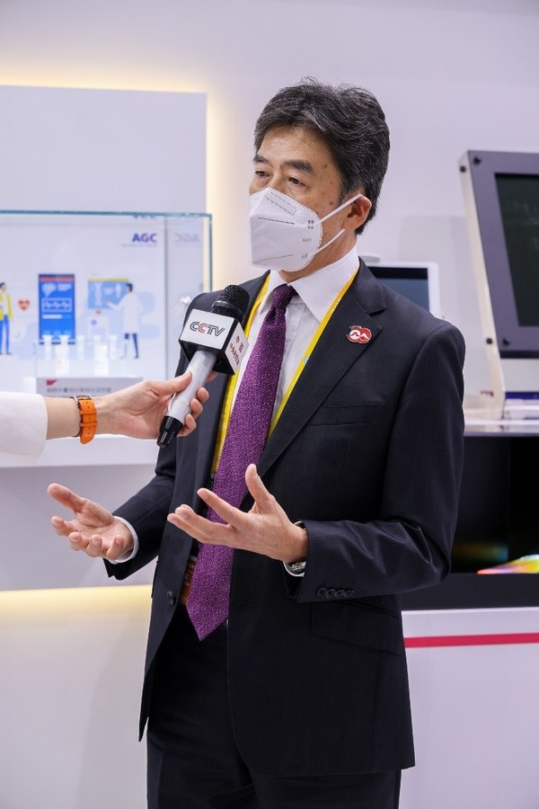 日本AGC株式會社執(zhí)行董事、AGC集團中國總代表上田敏裕
