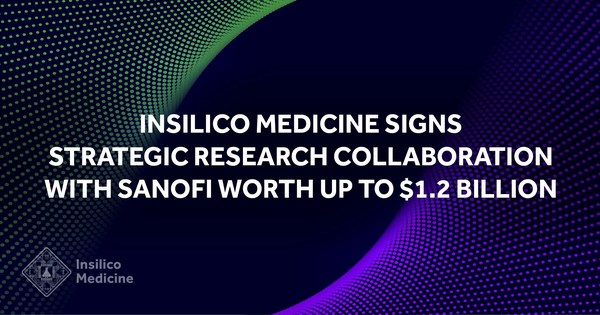 英矽智能與賽諾菲達成合作，總潛在價值最高可達12億美元