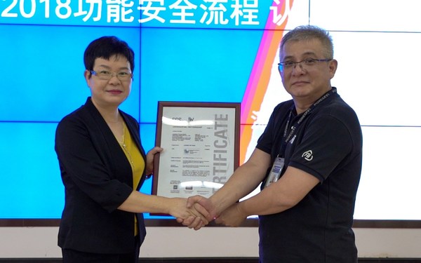 SGS為南寧富聯(lián)富桂和鴻齡科技頒發(fā)ISO 26262:2018流程認(rèn)證證書(shū)現(xiàn)場(chǎng) SGS為南寧富聯(lián)富桂和鴻齡科技頒發(fā)ISO 26262:2018流程認(rèn)證證書(shū)現(xiàn)場(chǎng)