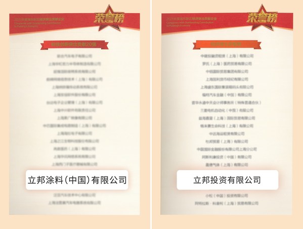 立邦榮獲“2021年度浦東新區(qū)經(jīng)濟(jì)突出貢獻(xiàn)獎(jiǎng)”和“2021年度浦東新區(qū)科技創(chuàng)新突出貢獻(xiàn)20強(qiáng)”兩大殊榮 立邦榮獲“2021年度浦東新區(qū)經(jīng)濟(jì)突出貢獻(xiàn)獎(jiǎng)”和“2021年度浦東新區(qū)科技創(chuàng)新突出貢獻(xiàn)20強(qiáng)”兩大殊榮