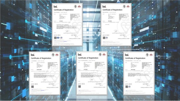 BSI為中國移動智家中心頒發(fā)ISO五大體系認(rèn)證證書
