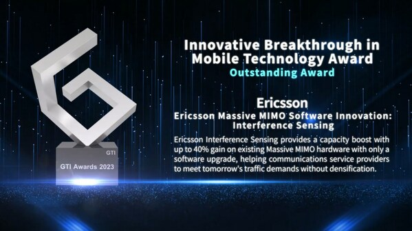 GTI年度大獎!愛立信的網(wǎng)絡(luò)級解決方案Massive MIMO智感波束助力5G頻譜效率再提升