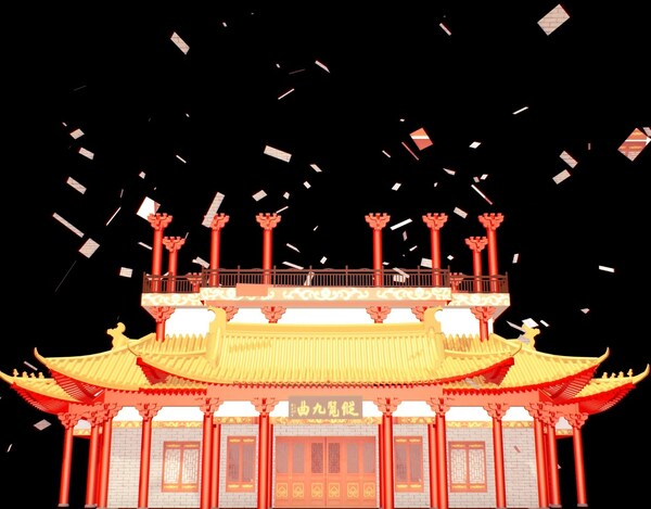 河曲臨隩公園3D光影秀，打造城市網(wǎng)紅新地標(biāo)