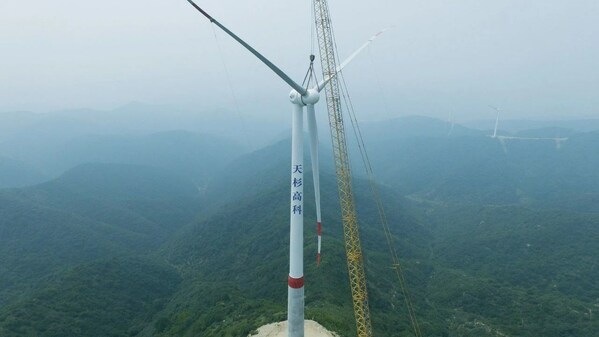 金風科技刷新全球風電塔架高度紀錄 - 185米