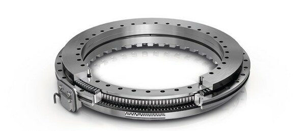 適用于轉臺的YRTCMA系列推力/向心軸承：其中“MA”代表集成在軸承中的感應式絕對值角度測量系統(tǒng)