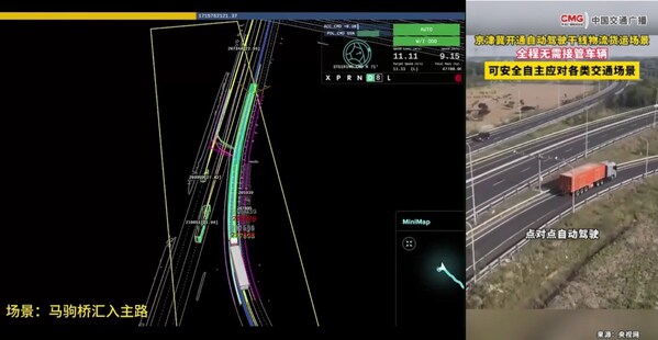 馬駒橋匯入主路場(chǎng)景 馬駒橋匯入主路場(chǎng)景