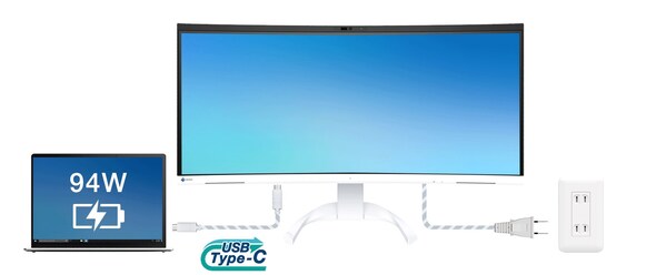 藝卓推出首款內置攝影頭、麥克風的超寬曲面顯示器，適用于商務辦公