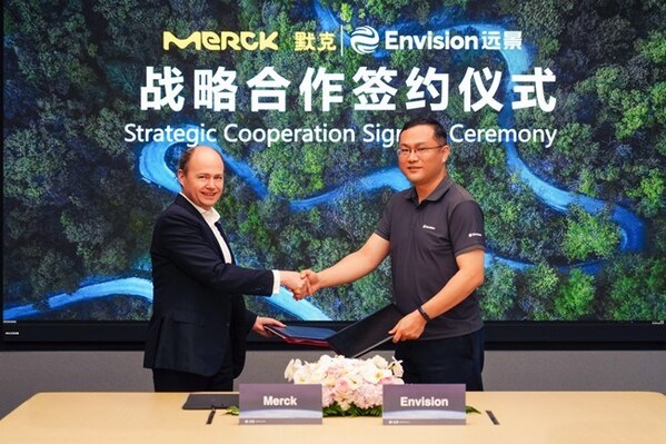 默克中國與遠景簽署合作備忘錄，推動實現(xiàn)可持續(xù)發(fā)展承諾