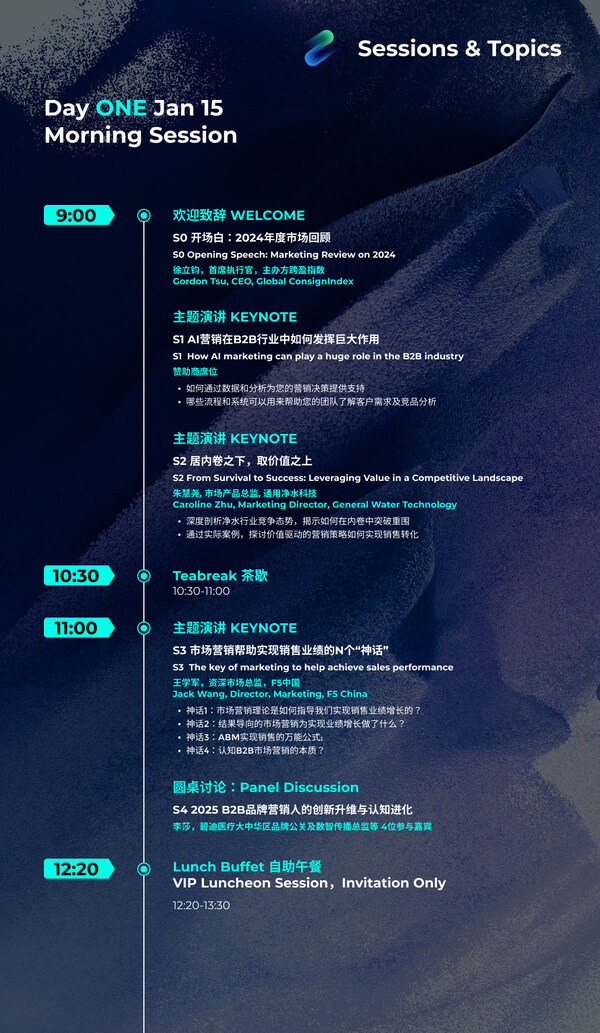 第二十二屆跨盈年度B2B營(yíng)銷(xiāo)高管峰會(huì)2025聚焦