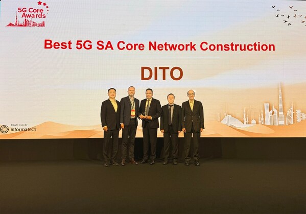 DITO was awarded the Best Network 5G SA Core Network Construction Award DITO was awarded the Best Network 5G SA Core Network Construction Award